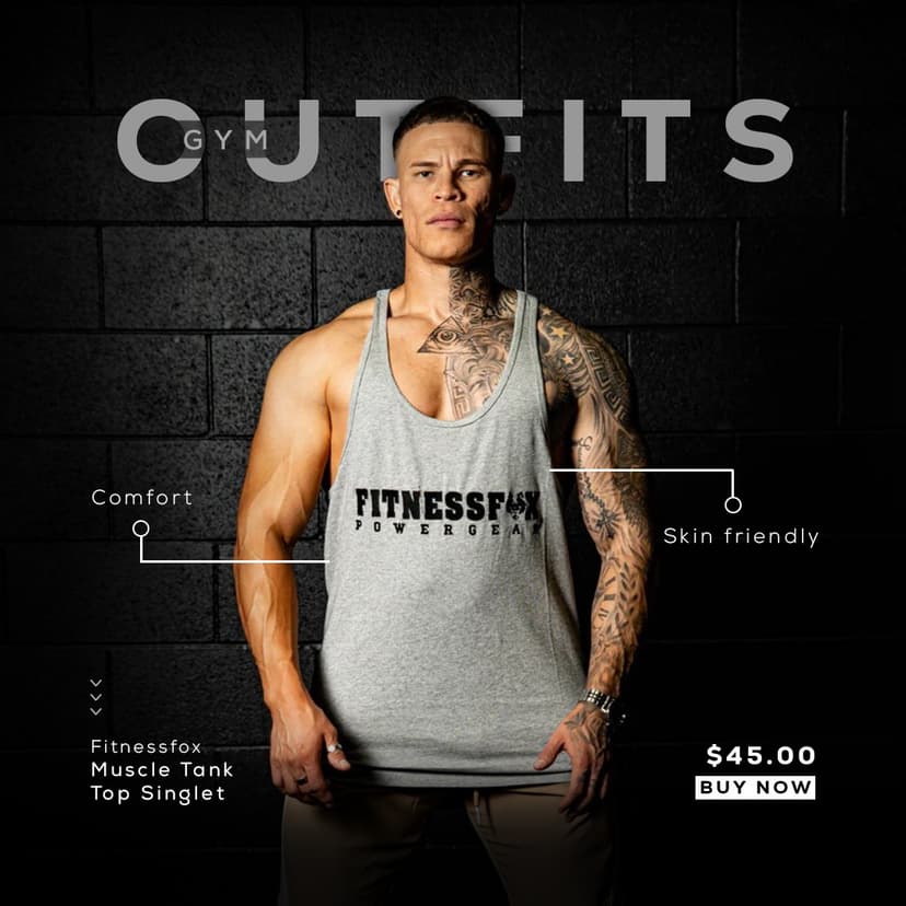 Creative designed by Logam Digital for Fitness Fox