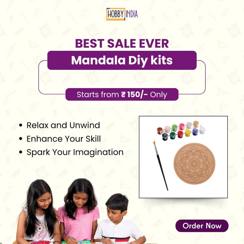 Creative designed by Logam Digital for Hobby India