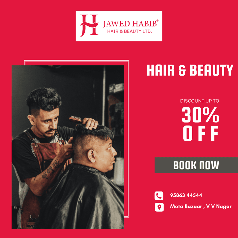 Creative designed by Logam Digital for Jawed Habib Salon