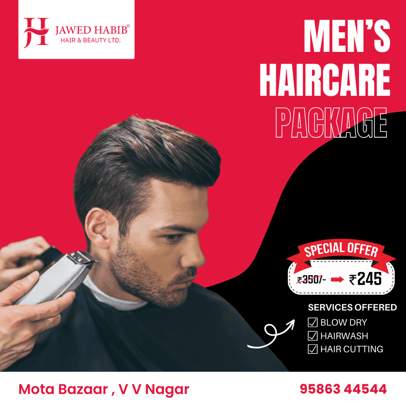 Creative designed by Logam Digital for Jawed Habib Salon