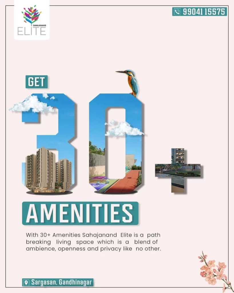 Creative designed by Logam Digital for Sahajanand Elite