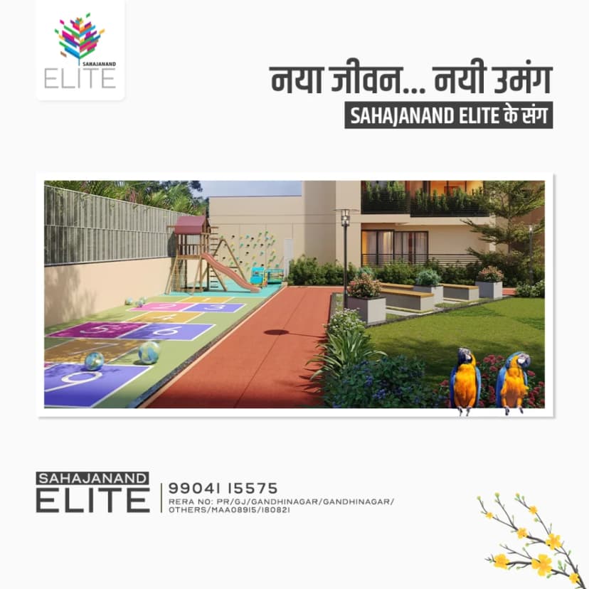 Creative designed by Logam Digital for Sahajanand Elite